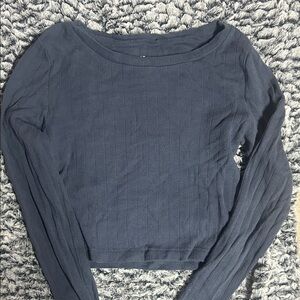 Aeropostale Gray Shrunken Tee